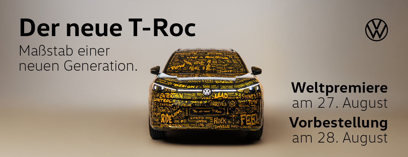 HEADER DESKTOP Der neue VW T-Roc Teaser