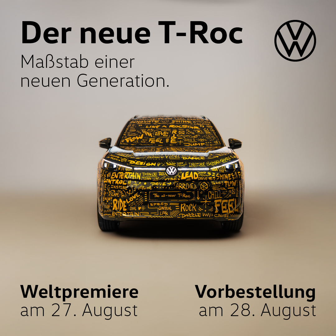 HEADER MOBILE Der neue VW T-Roc Teaser