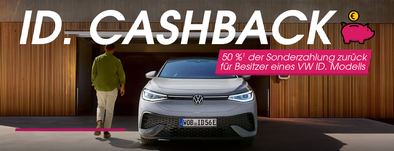 HEADER DESKTOP VW ID. Modelle Cashback Bestandskunden