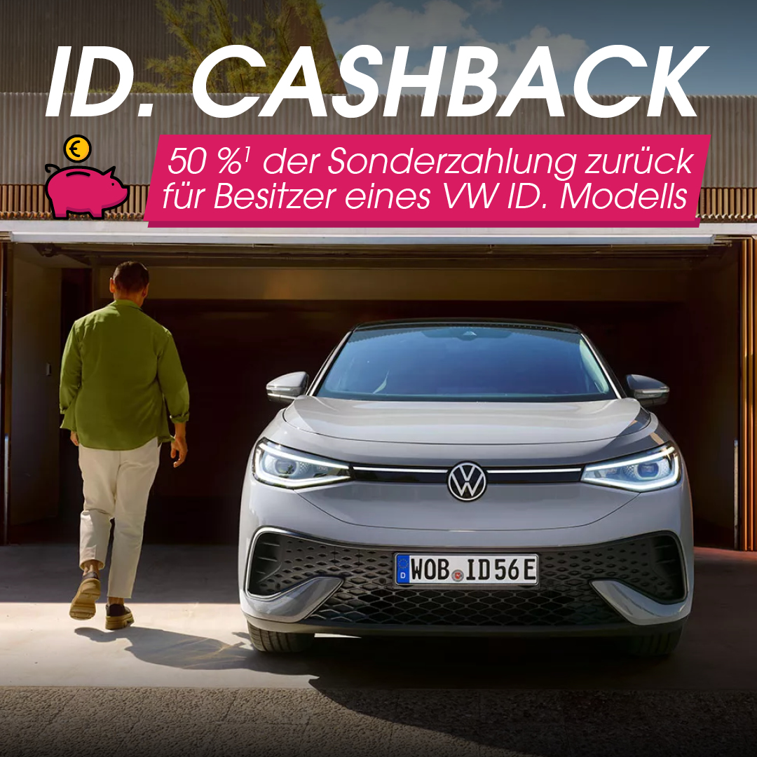 HEADER MOBILE VW ID. Modelle Cashback Bestandskunden