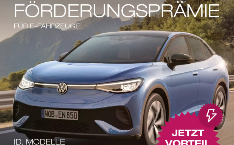  Förderprämie E-Fahrzeug