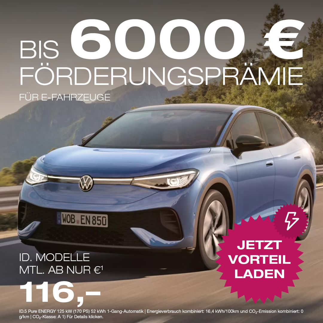 Förderprämie E-Fahrzeug