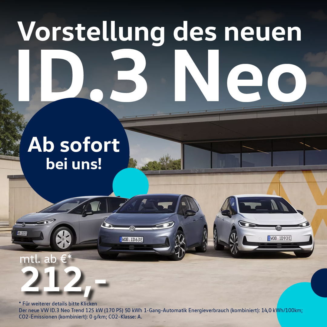 Der neue VW ID.3 Neo