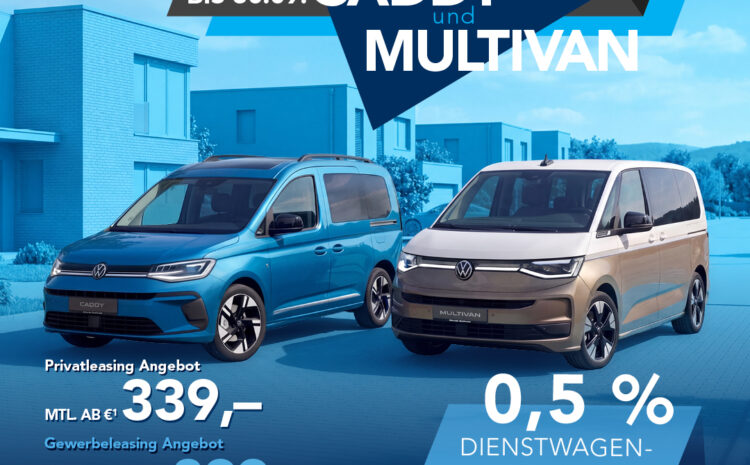  VW Caddy und Multivan eHybrid