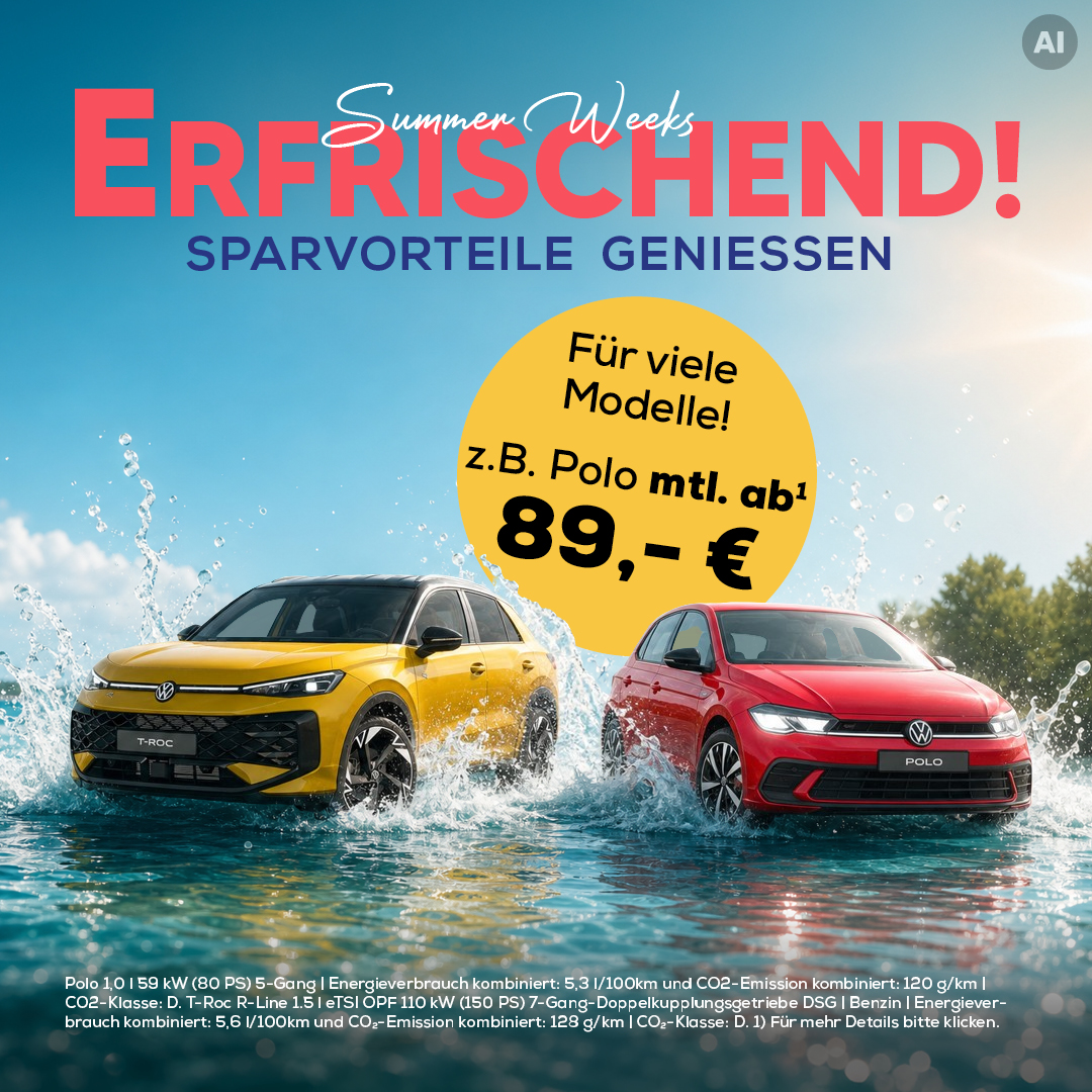 VW Sonderleasing Aktion