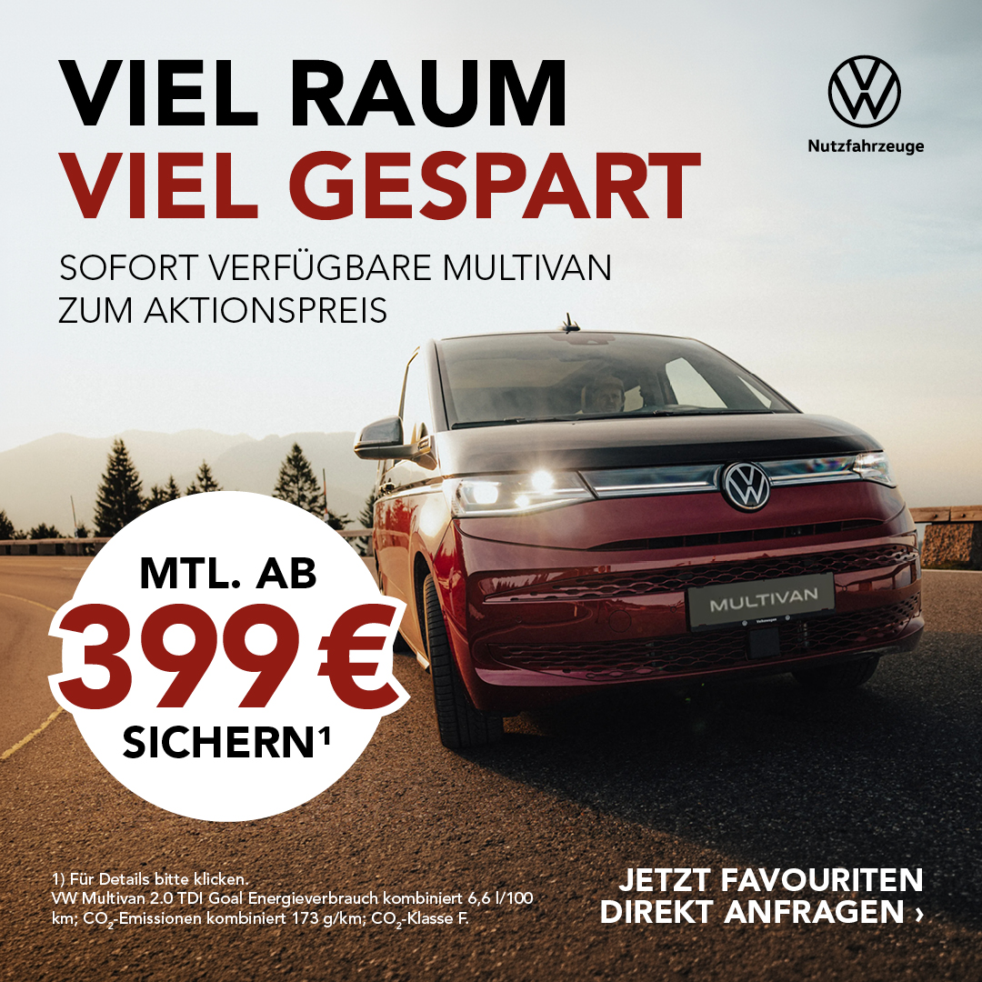 BEITRAG VW Multivan T7 Abverkauf